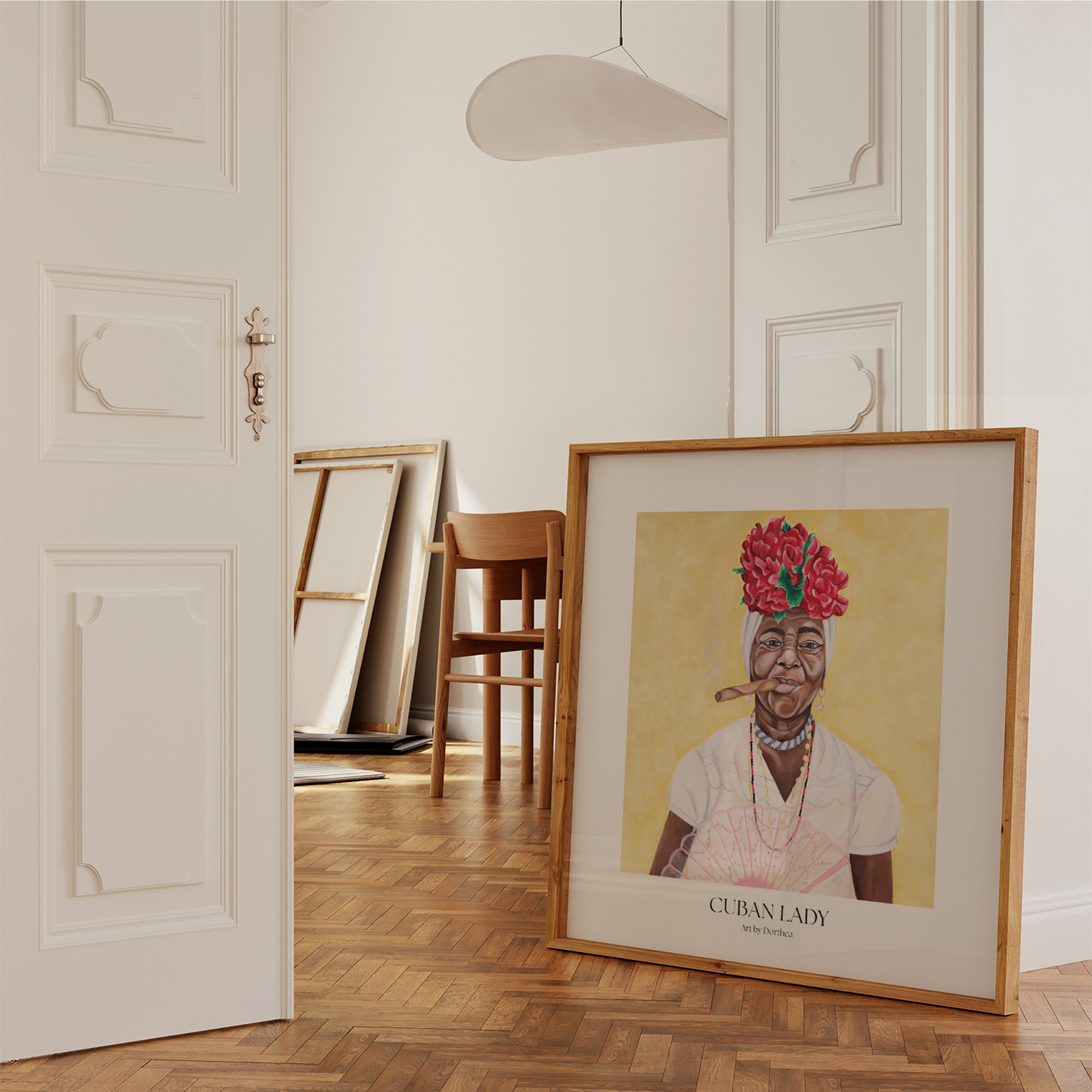 Kunsttryk af Cuban Lady