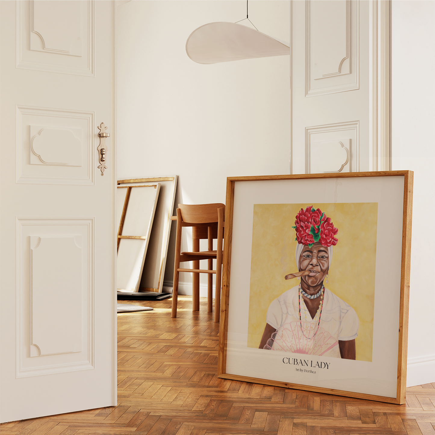 Kunsttryk af Cuban Lady