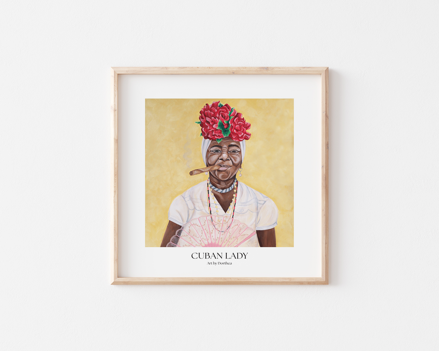 Kunsttryk af Cuban Lady
