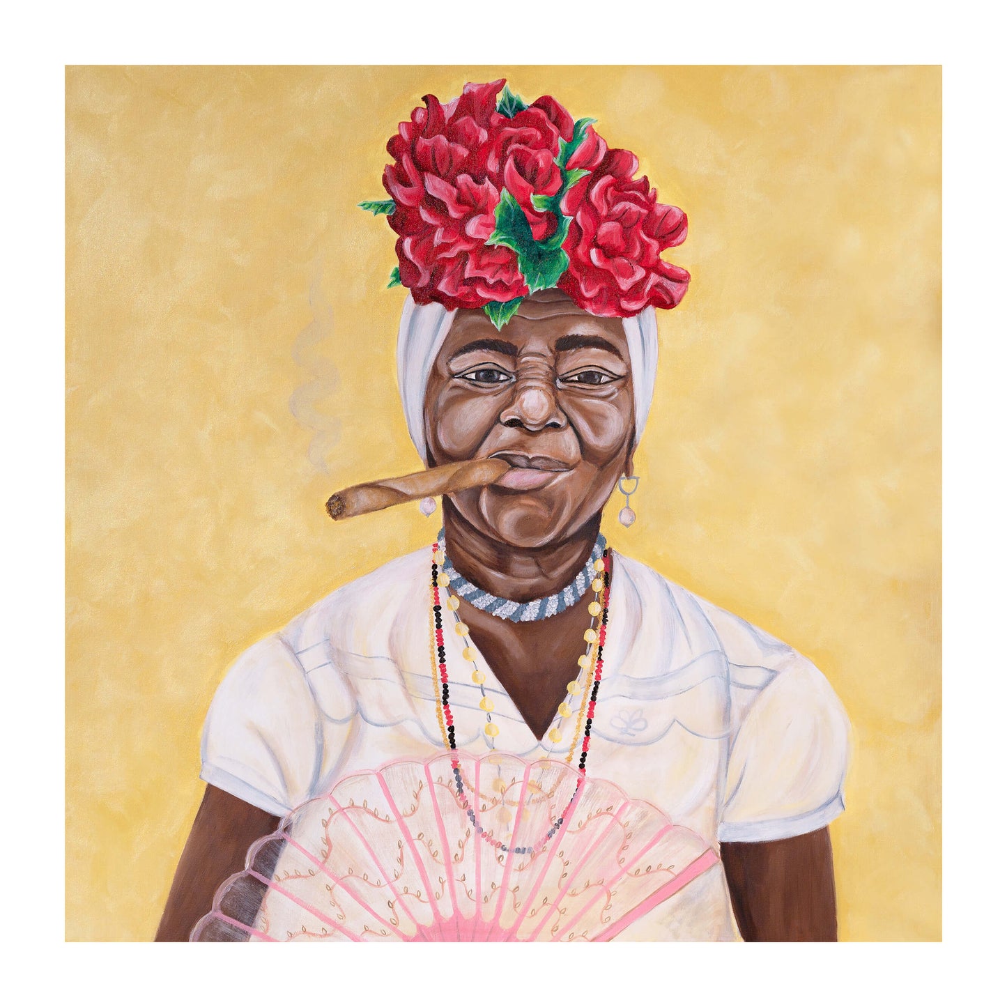 Kunsttryk af Cuban Lady