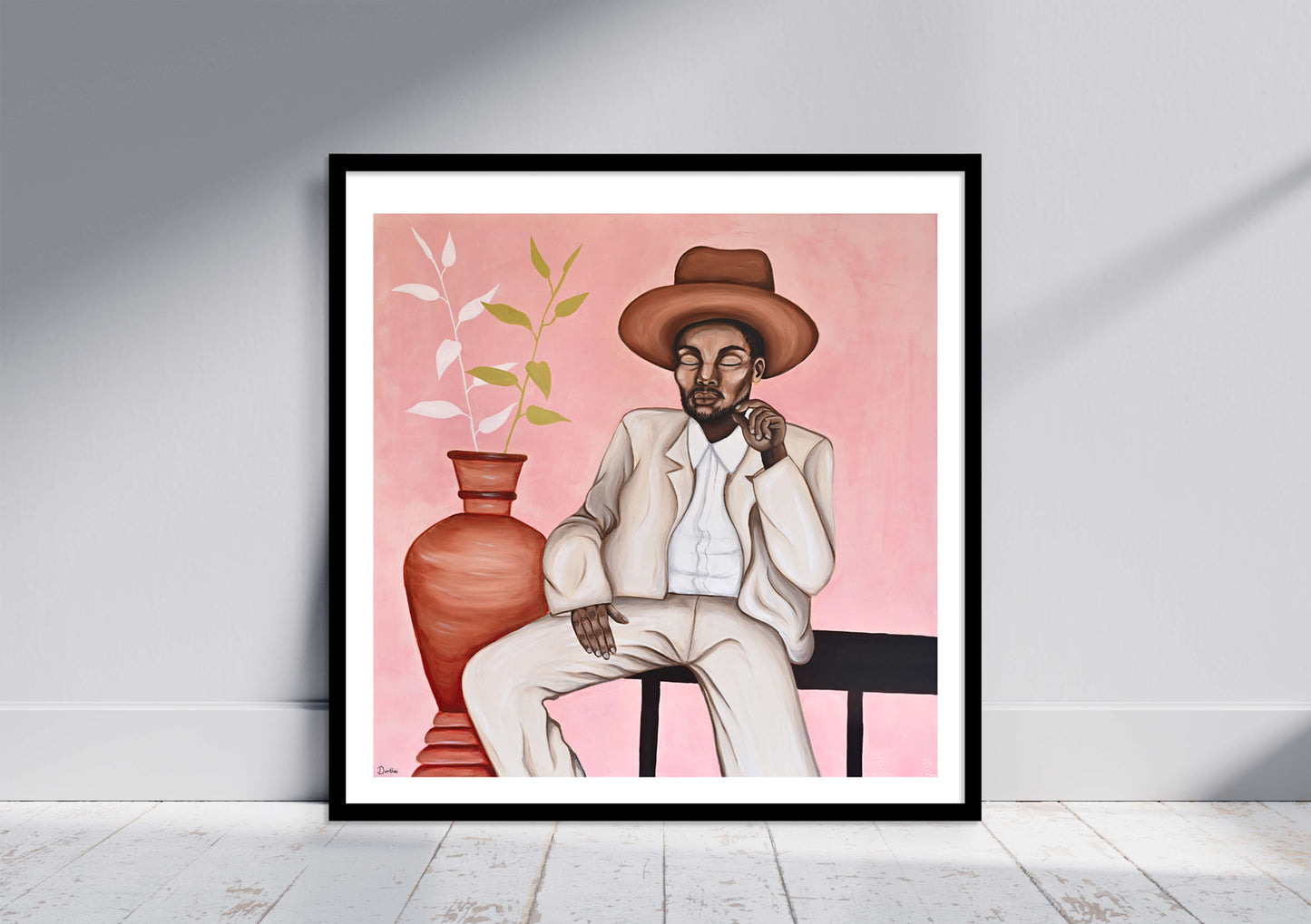 Kunsttryk af Rest in Pink