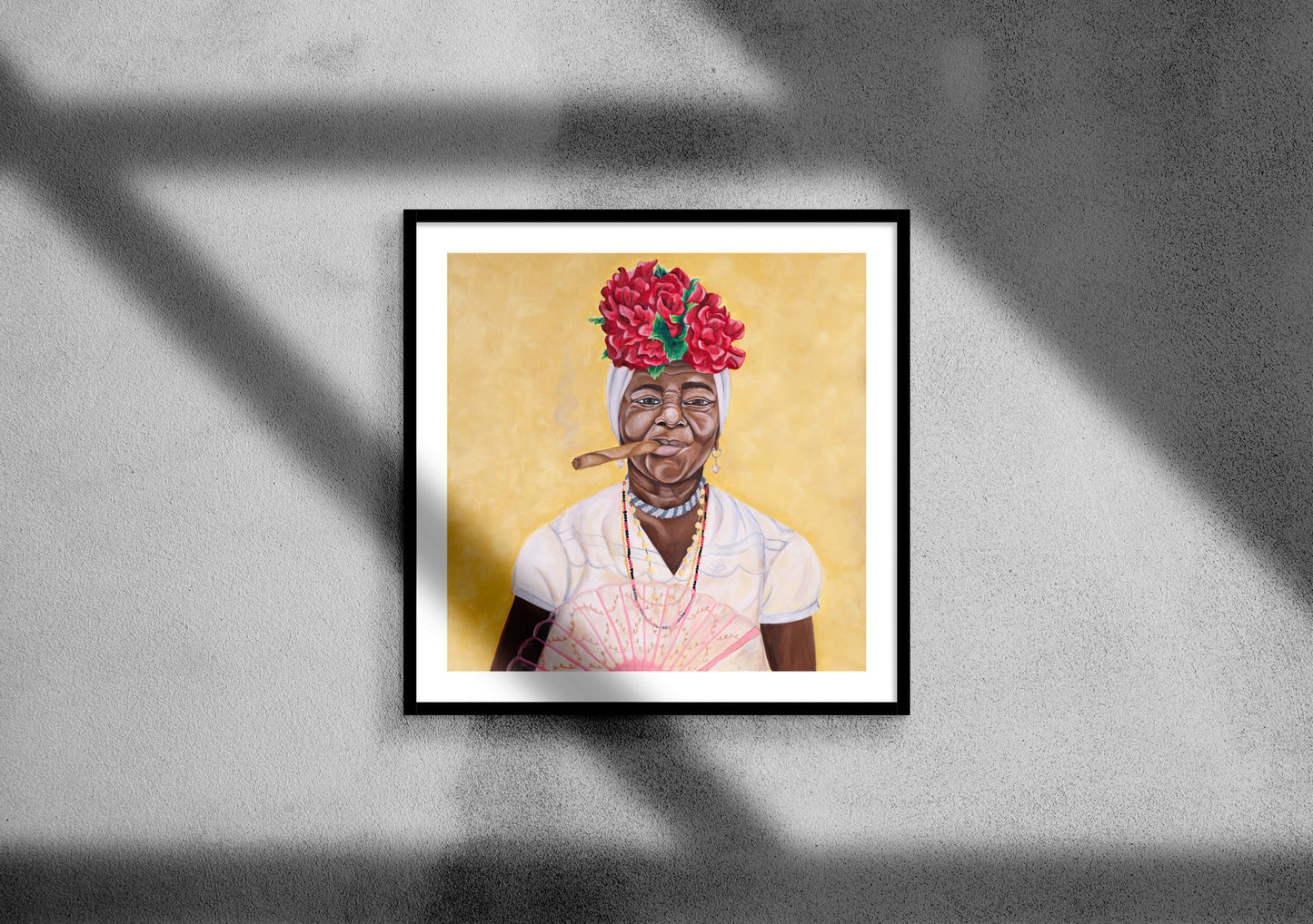 Kunsttryk af Cuban Lady