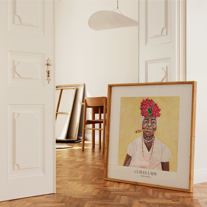 Kunsttryk af Cuban Lady